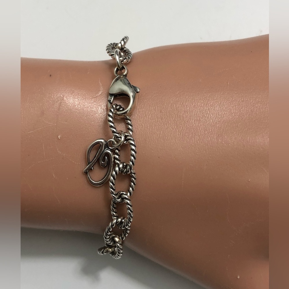Carolyn Pollack  Southwest Sterling Rolo Link Chain Bracelet 7" or 8"